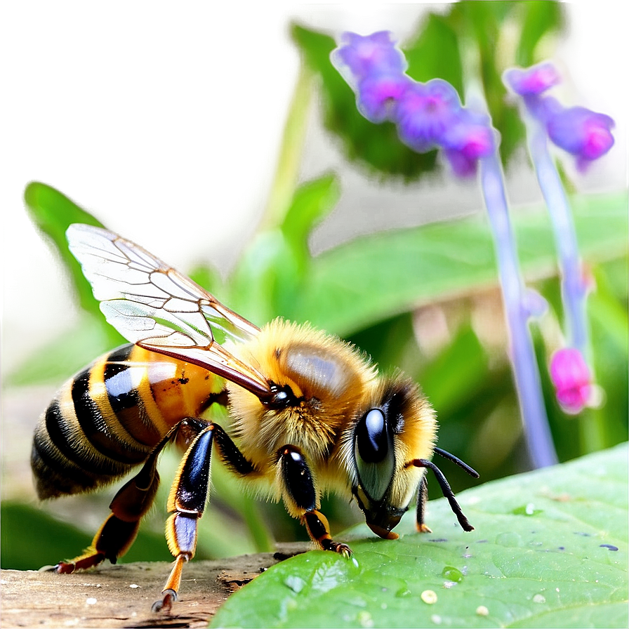 Queen Bee In Nature Png Fam PNG Image