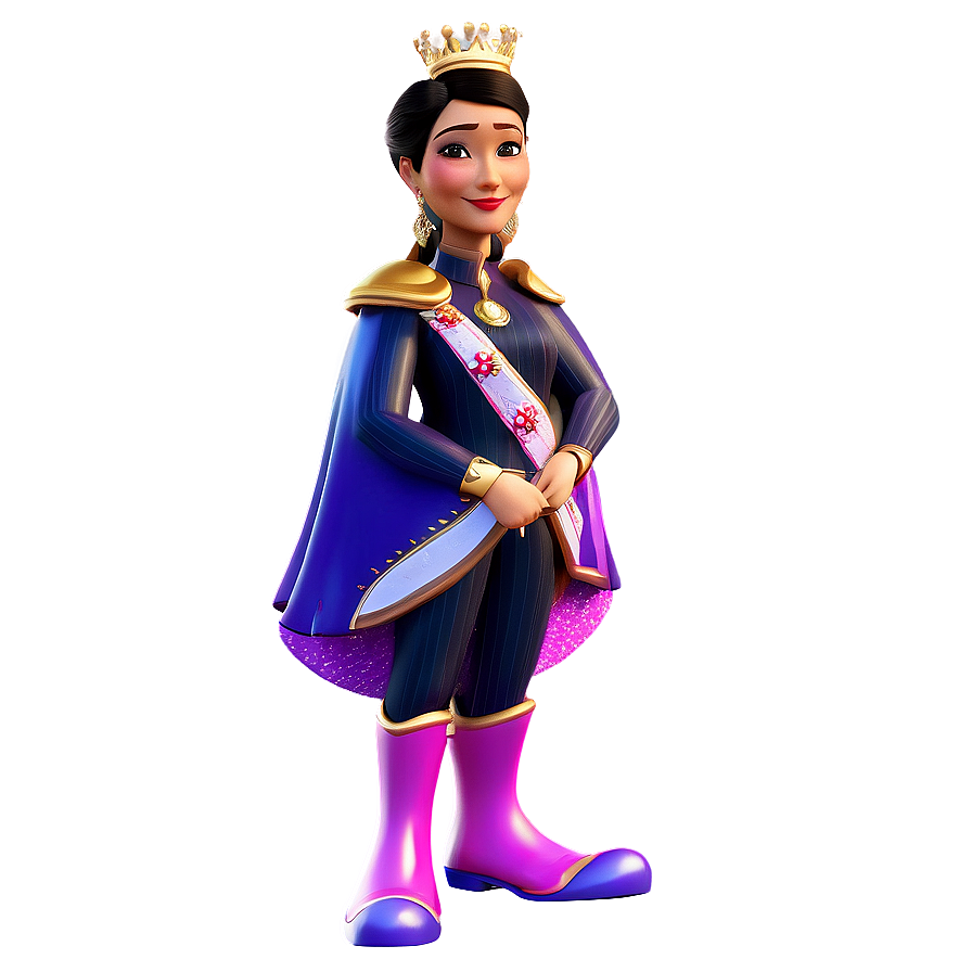 Queen Cartoon Character Png Cst PNG Image