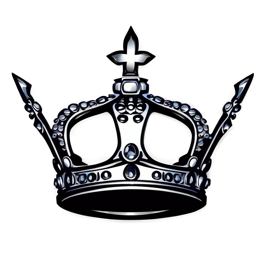 Queen Crown Silhouette Png Sketch Ptv PNG Image