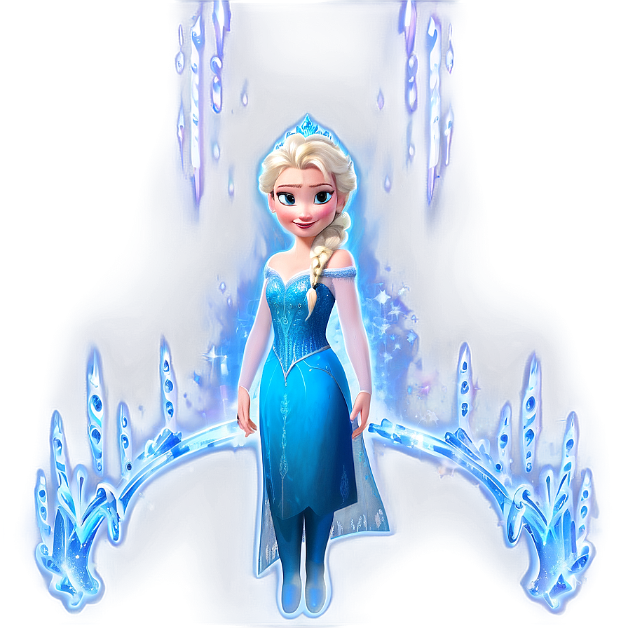 Queen Elsa Ice Magic Png 05212024 PNG Image