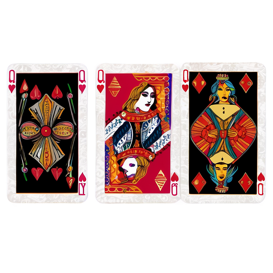 Queen Of Diamonds Playing Card Png Vbi PNG Image