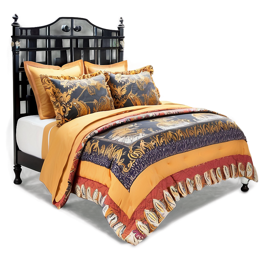 Queen Size Elegant Bedding Png 18 PNG Image