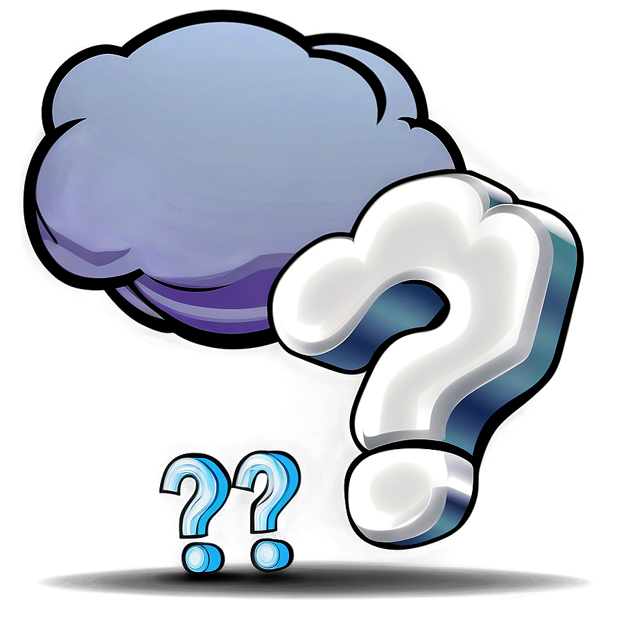 Question Clouds Png 8 PNG Image