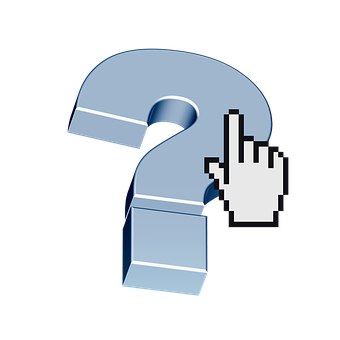 Question Mark Click Cursor PNG Image