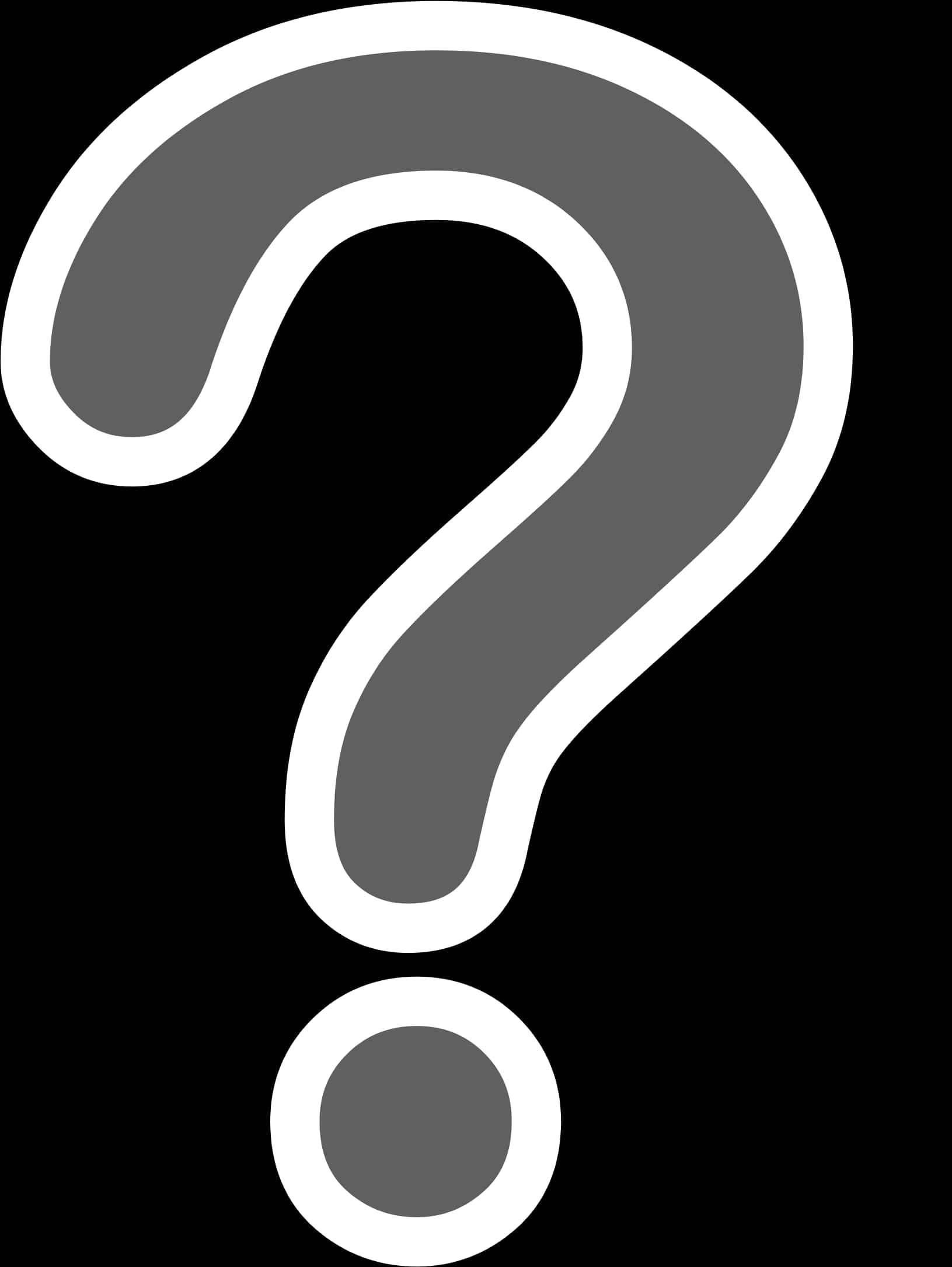 Question Mark Clipart Graphic PNG Image