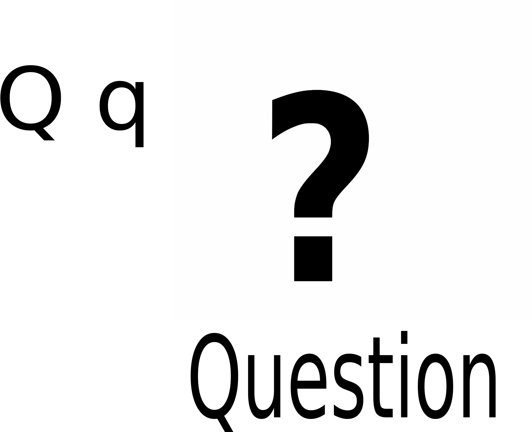 Question Mark Graphic PNG Image