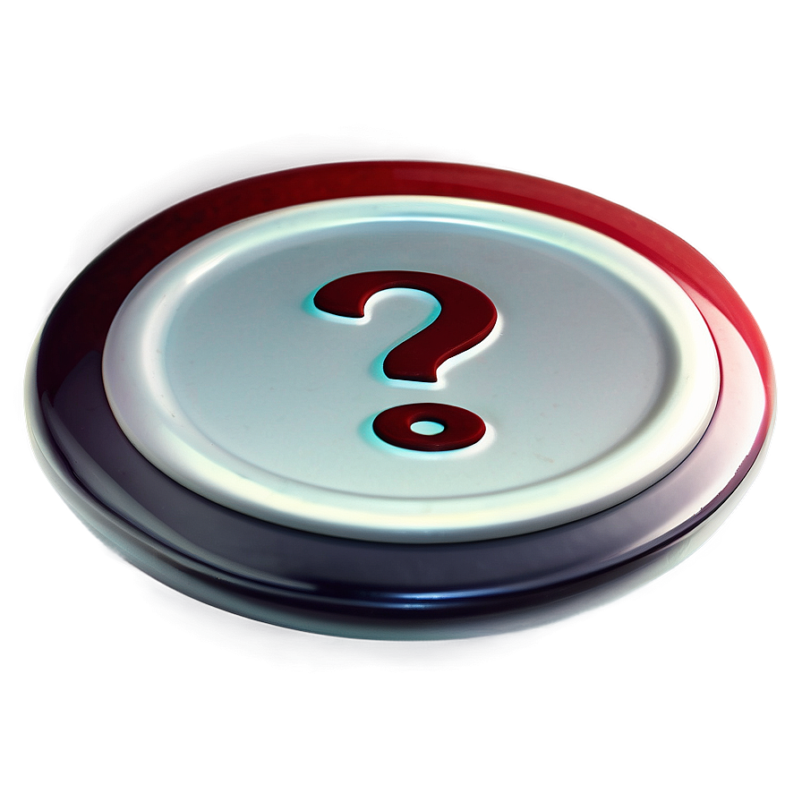 Question Mark On Button Png 54 PNG Image