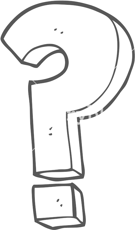 Question Mark Sketch PNG Image