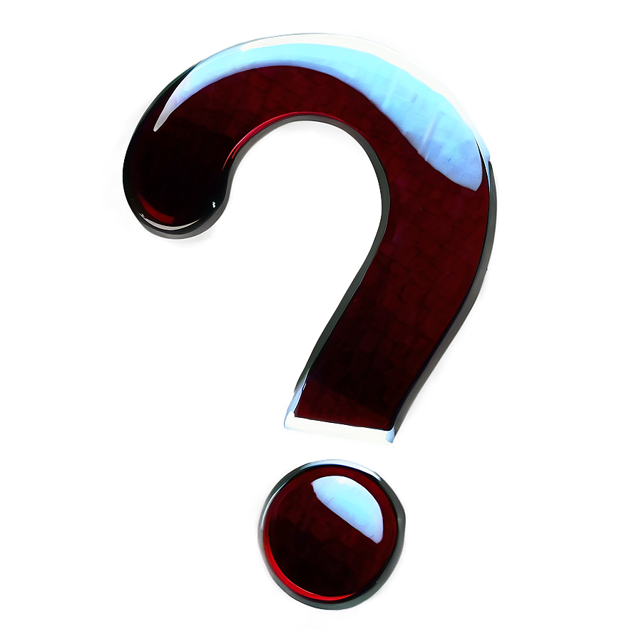 Question Mark Transparent Sign Png 6 PNG Image