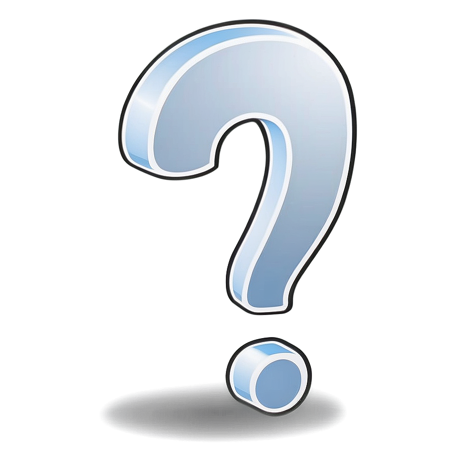 Question Mark Transparent Sticker Png 29 PNG Image