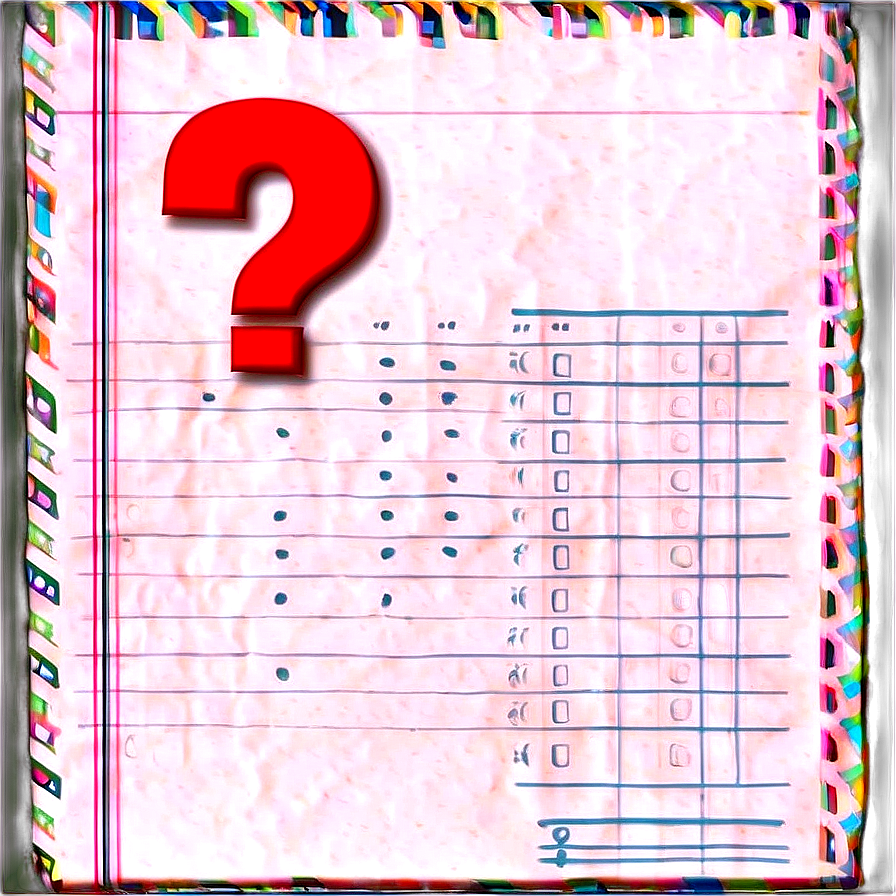 Question Paper Sheet Png 05232024 PNG Image