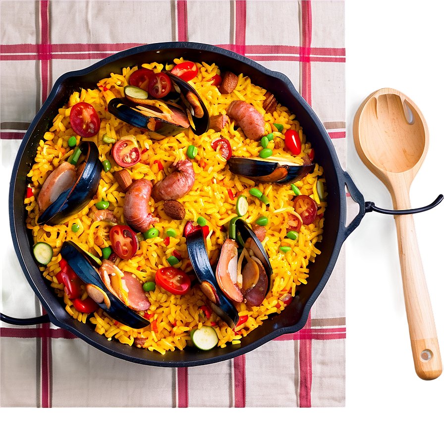 Quick-fix Paella With Chorizo Png Fak19 PNG Image