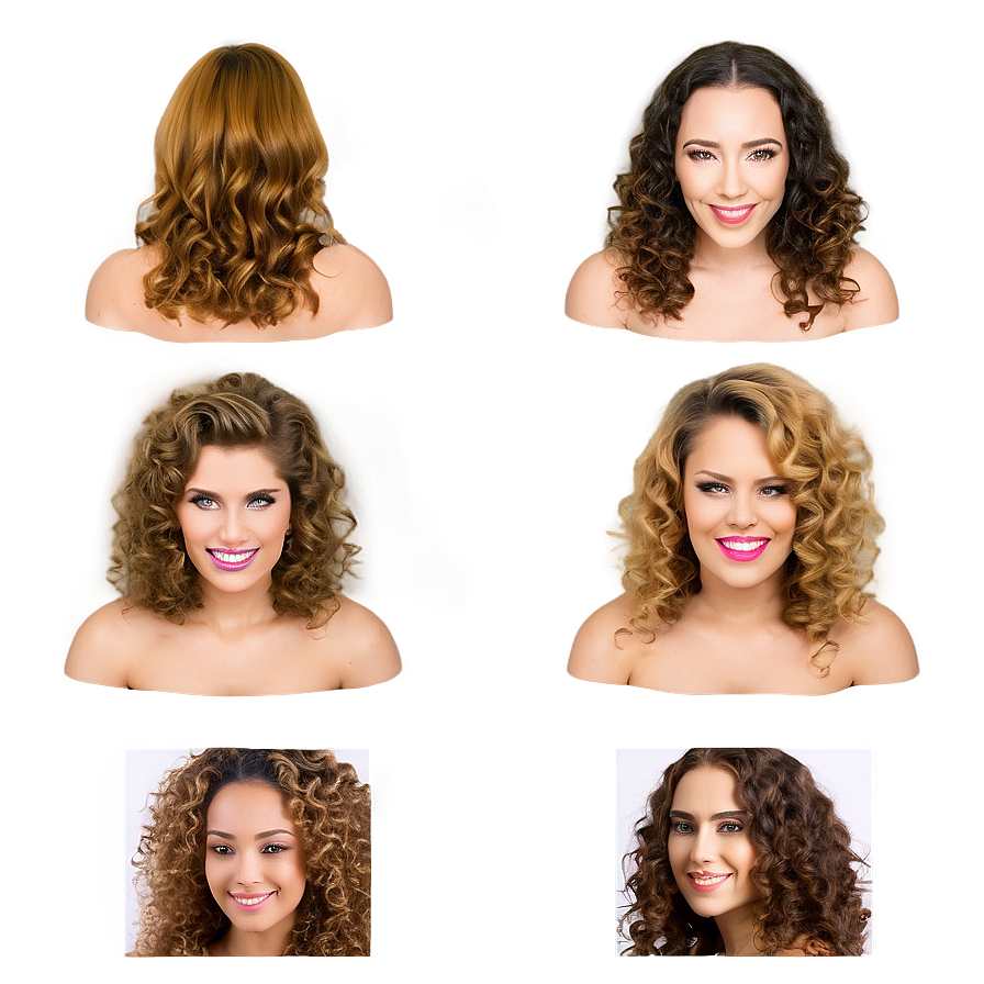 Quick Perm Hair Styling Tips Png Cam PNG Image