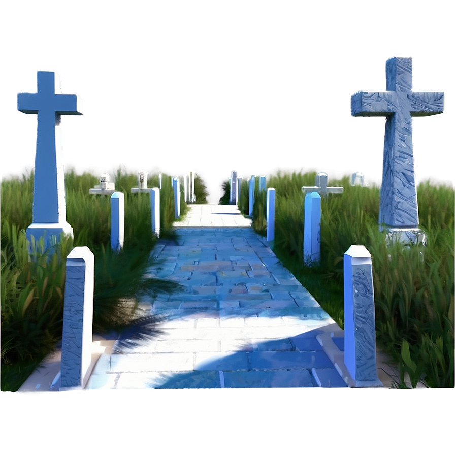 Quiet Cemetery Path Png 06202024 PNG Image