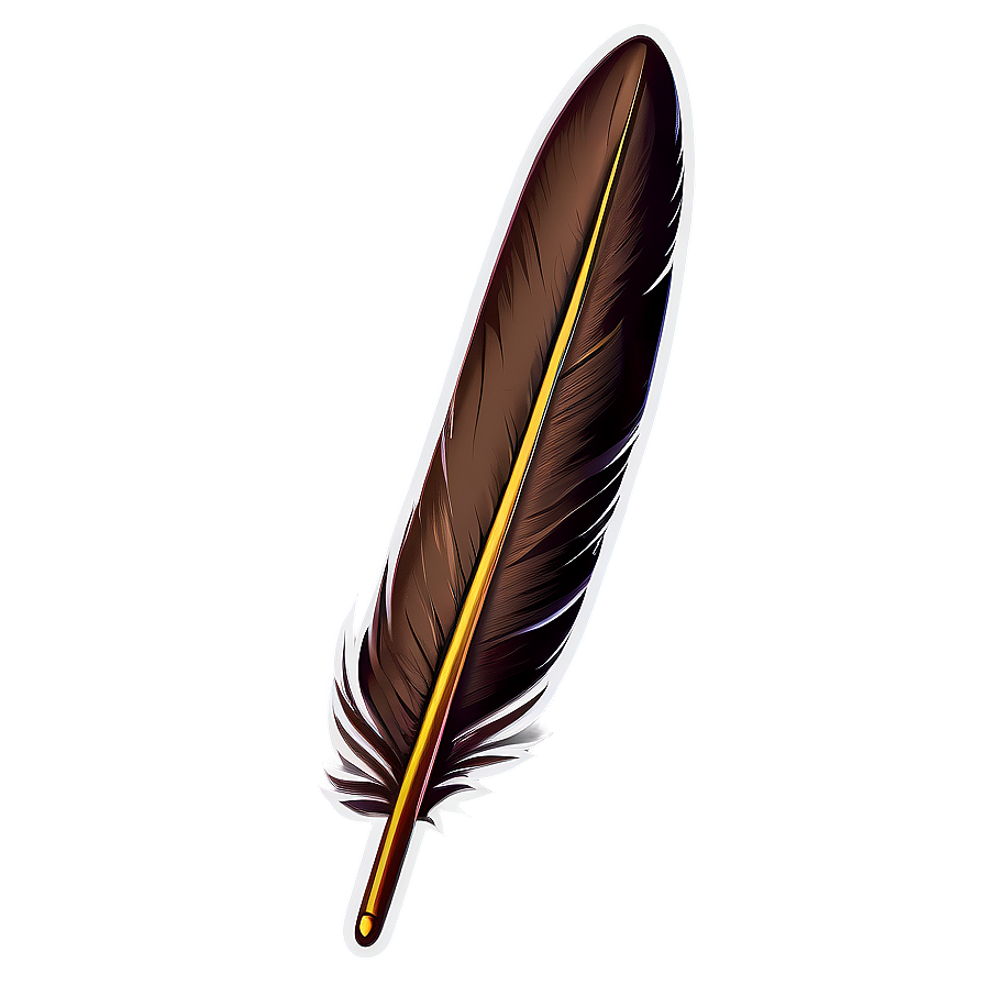 Quill Feather Writing Tool Png 26 PNG Image