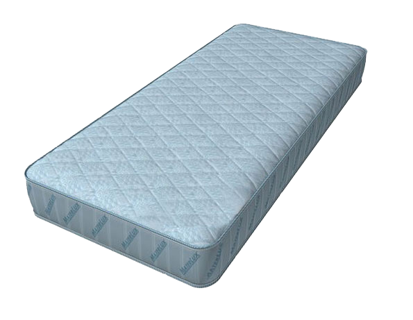 Quilted Single Mattress Isolated PNG Image