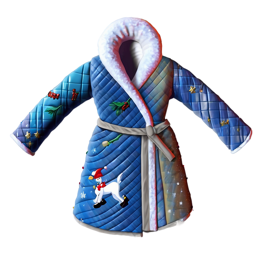 Quilted Winter Robe Png Wga13 PNG Image