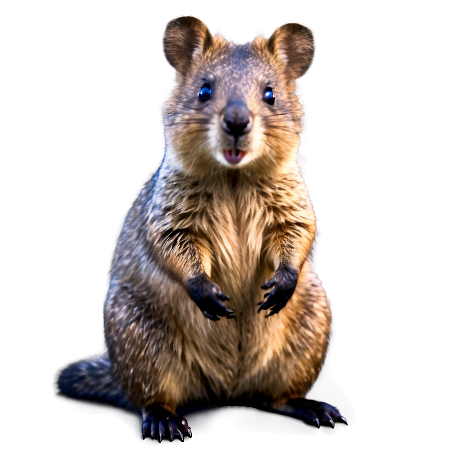 Quokka In Sunset Light Png 06242024 PNG Image