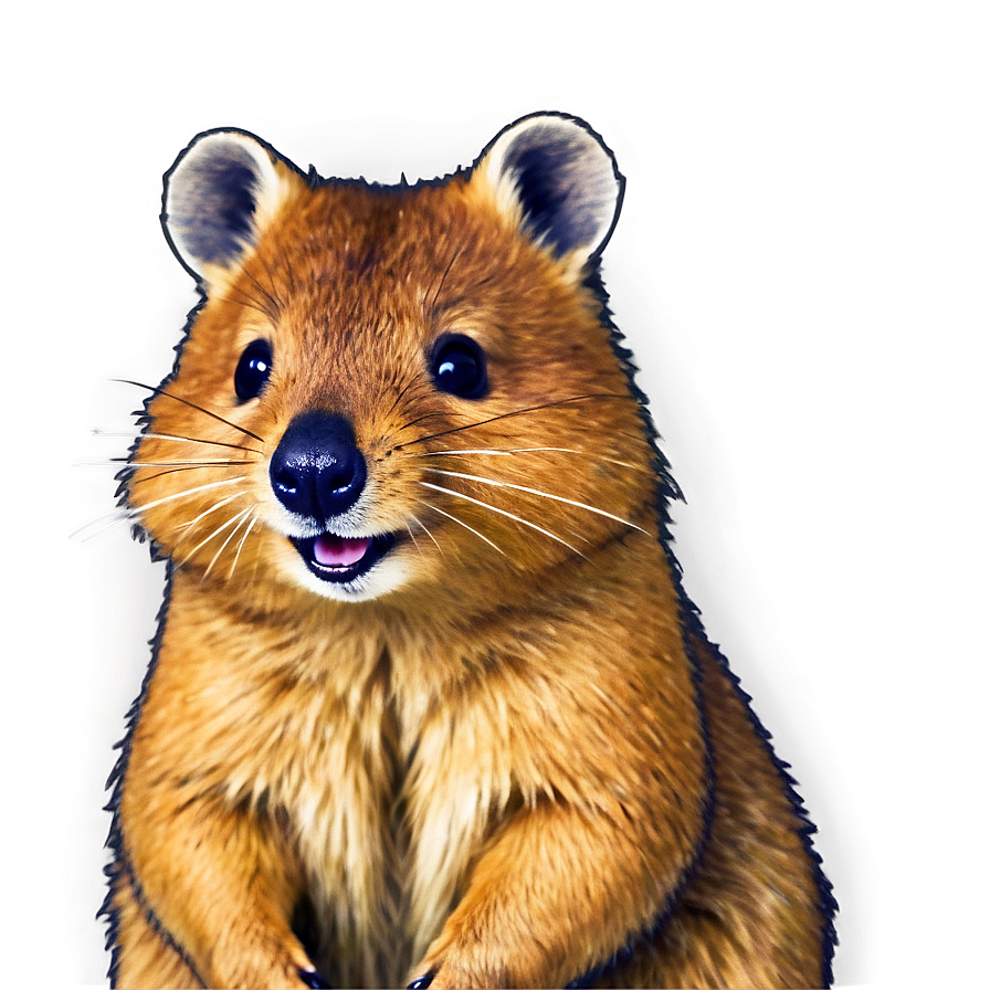 Quokka With A Smile Png Biv87 PNG Image