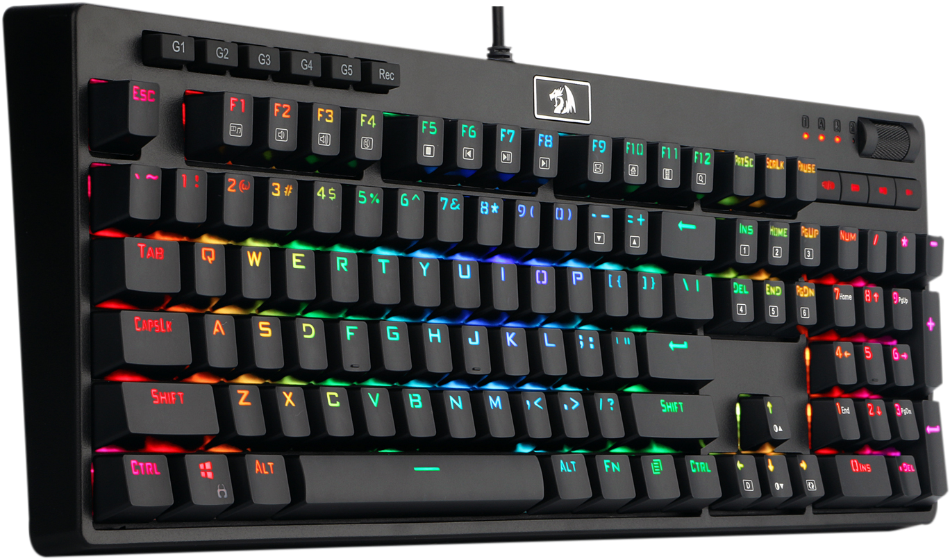 R G B Mechanical Gaming Keyboard PNG Image