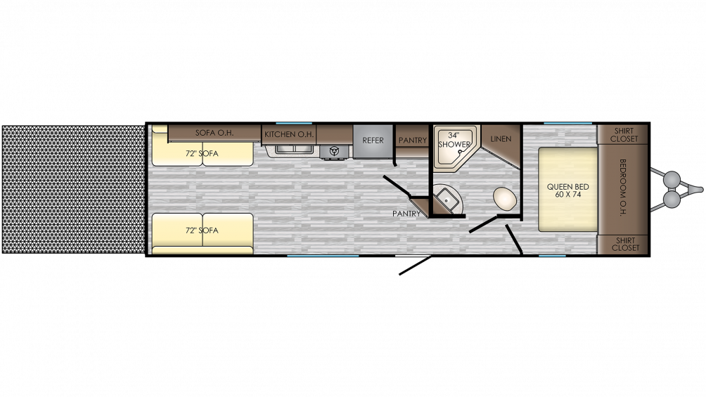 R V Floor Plan Layout PNG Image