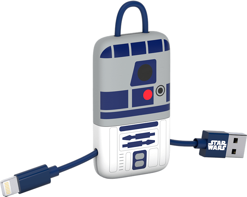 R2 D2 Powerbankwith Cable PNG Image