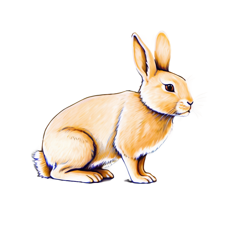 Rabbit Sketch Png Myo54 PNG Image