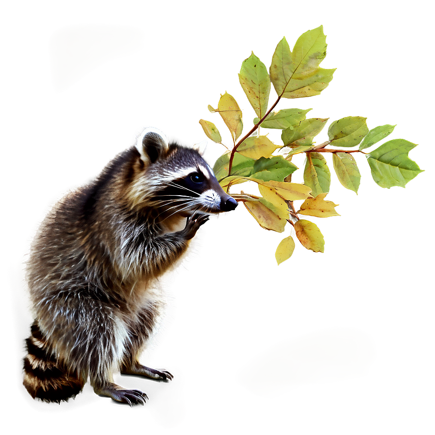 Raccoon In Autumn Png 05242024 PNG Image