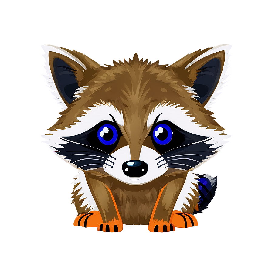 Raccoon In Cartoon Style Png 83 PNG Image