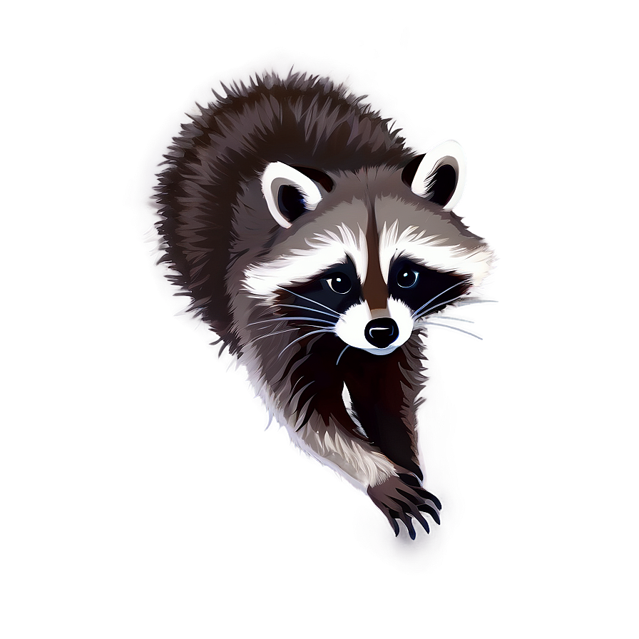 Raccoon In Moonlight Png Nlm PNG Image