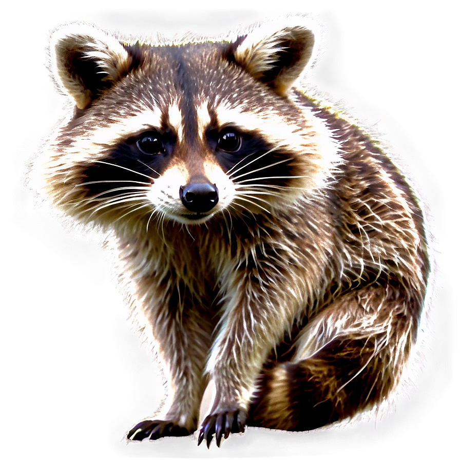 Raccoon In Nature Background Png 05232024 PNG Image