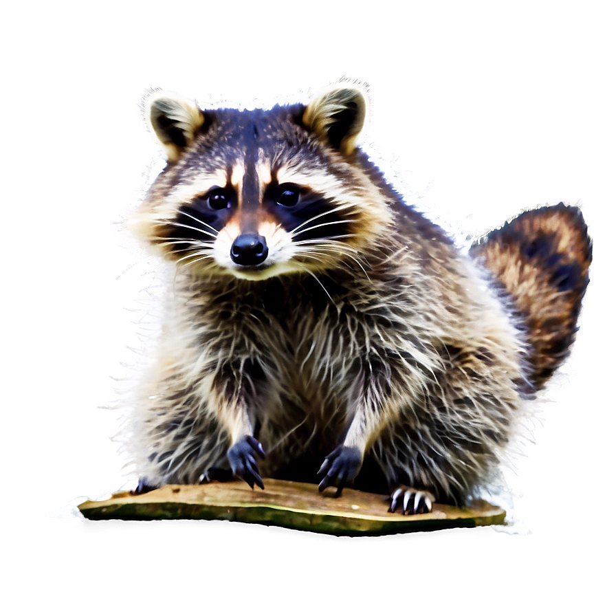 Raccoon In Snow Png Djs PNG Image