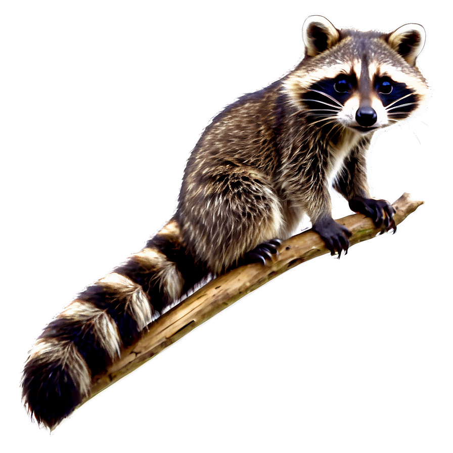 Raccoon On Branch Png 37 PNG Image