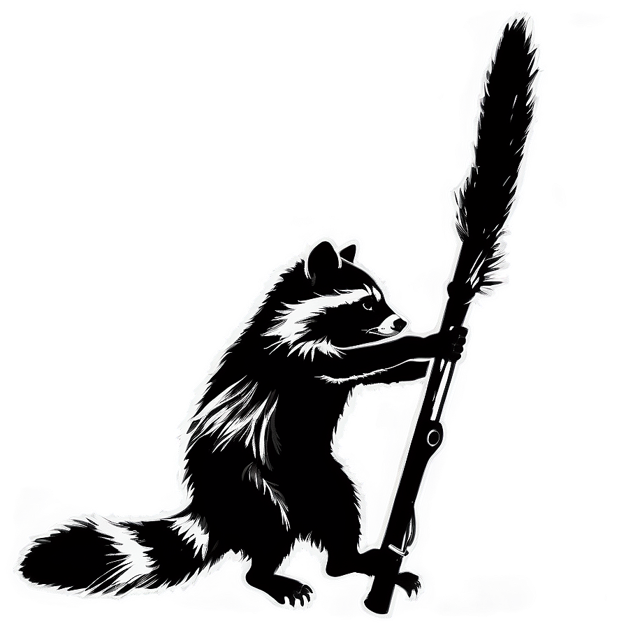 Raccoon Silhouette Image Png Itt PNG Image