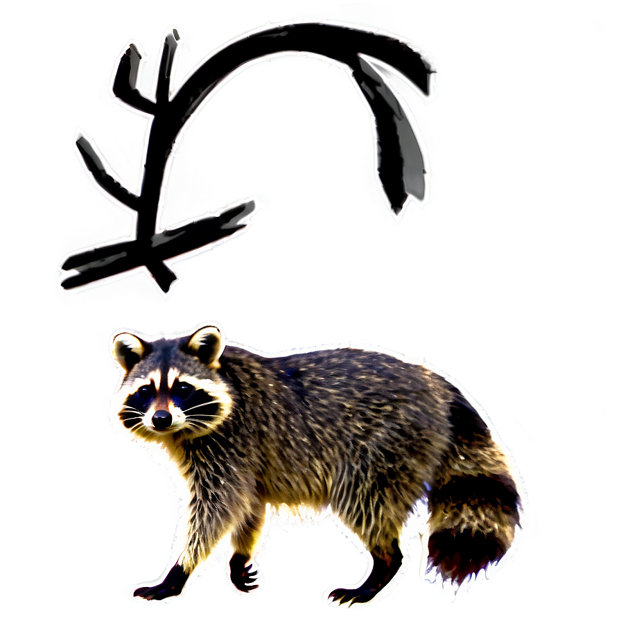 Raccoon Walking Png 05242024 PNG Image