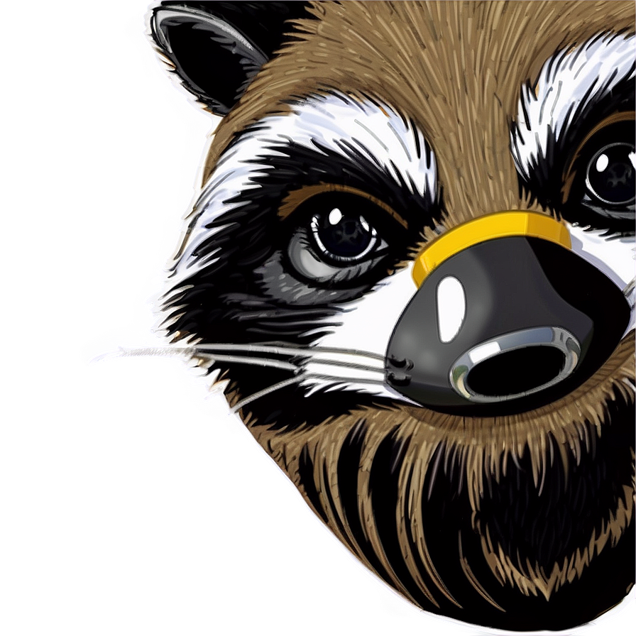 Raccoon With Bandit Mask Png Rhl PNG Image