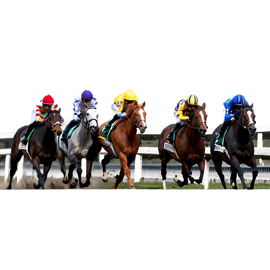 Racing Horse Action Shots Png 30 PNG Image