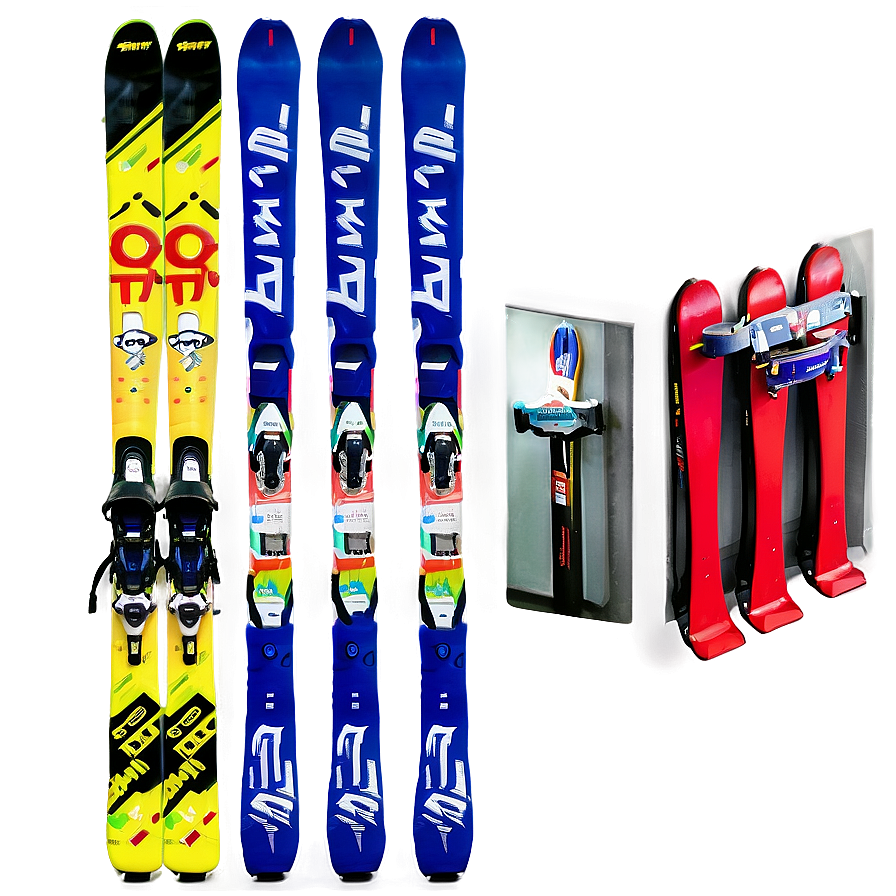 Racing Skis Png Qfb80 PNG Image