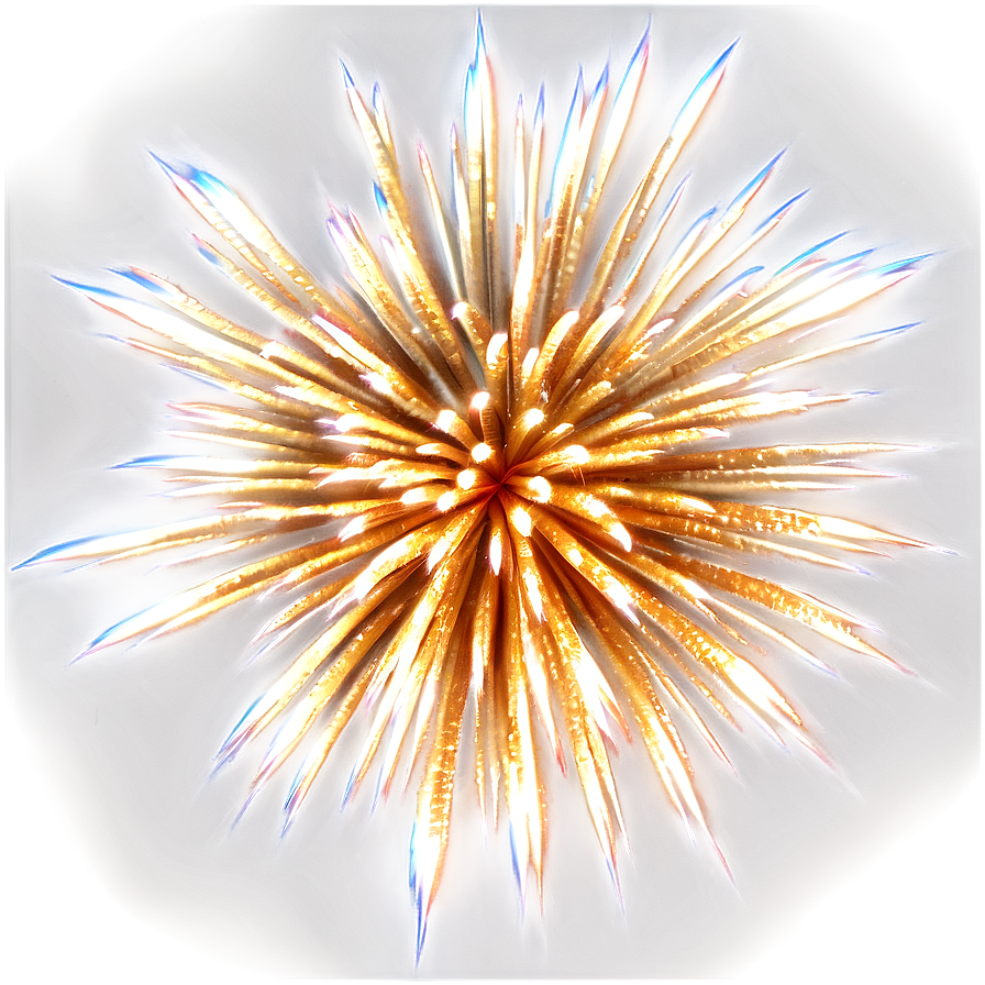 Radiant Gold Fireworks Png Whn PNG Image