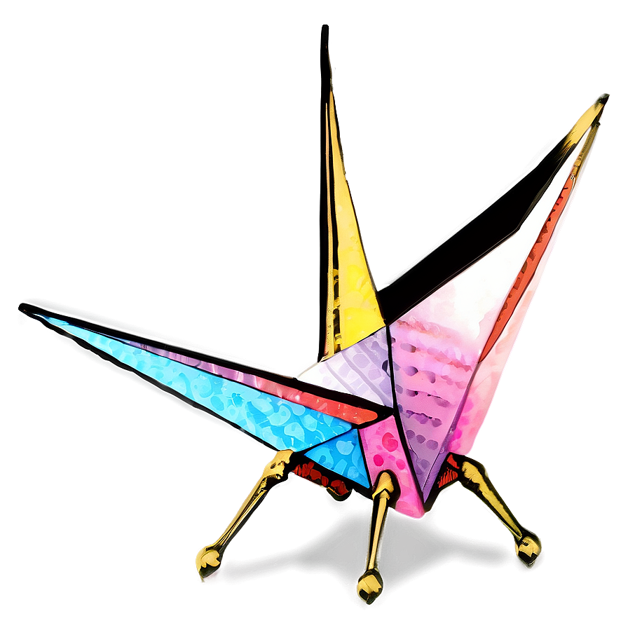 Radiant Paper Crane Png 15 PNG Image