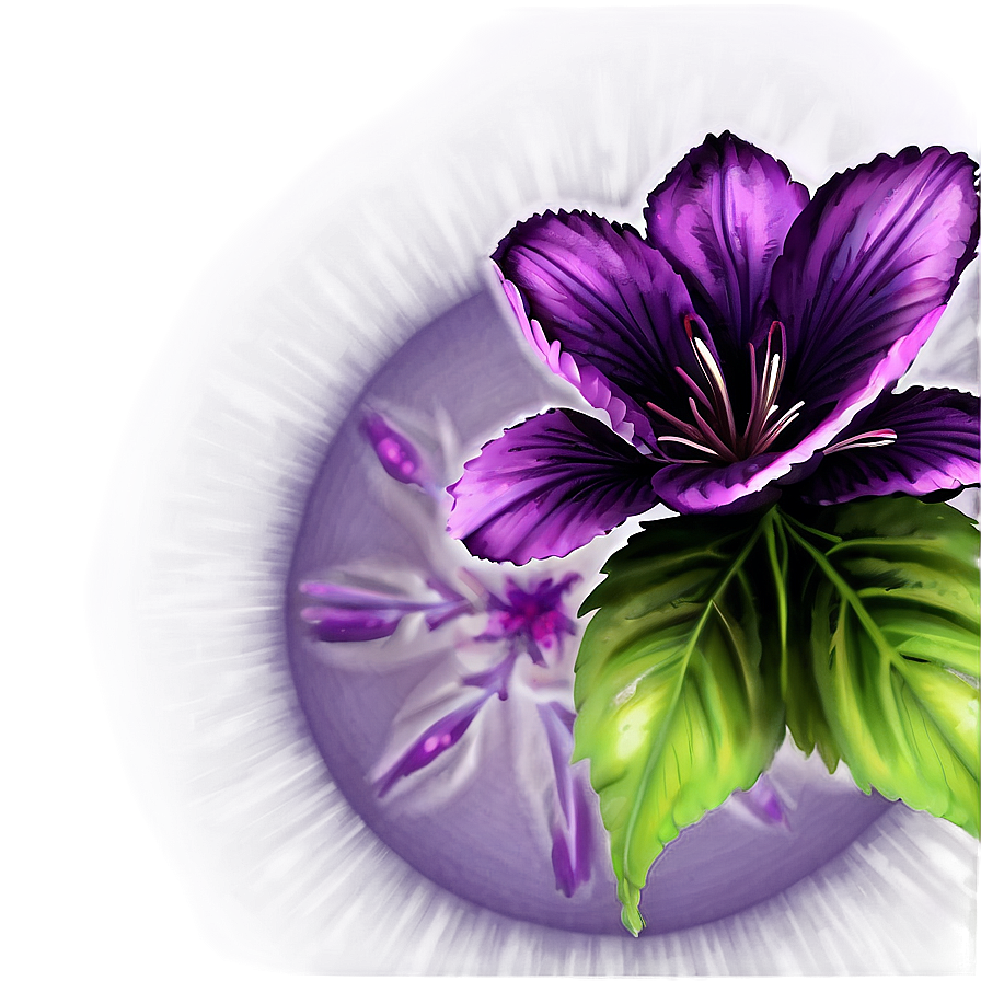 Radiant Purple Flower Png 46 PNG Image