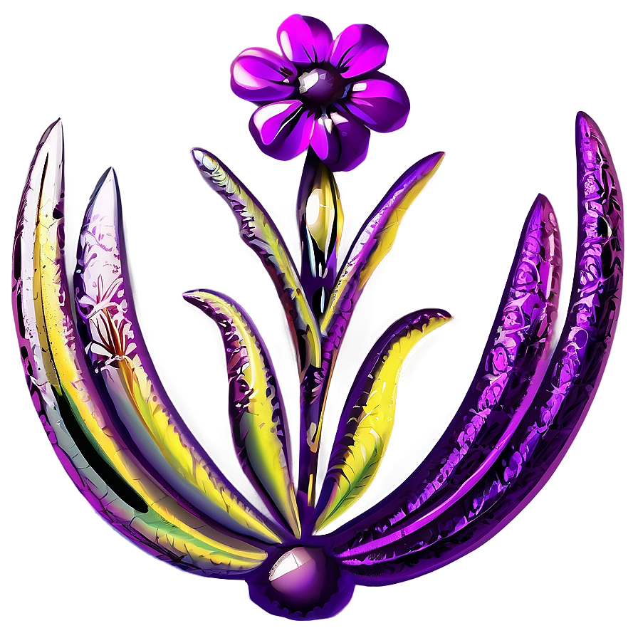 Radiant Purple Flower Png Sya6 PNG Image