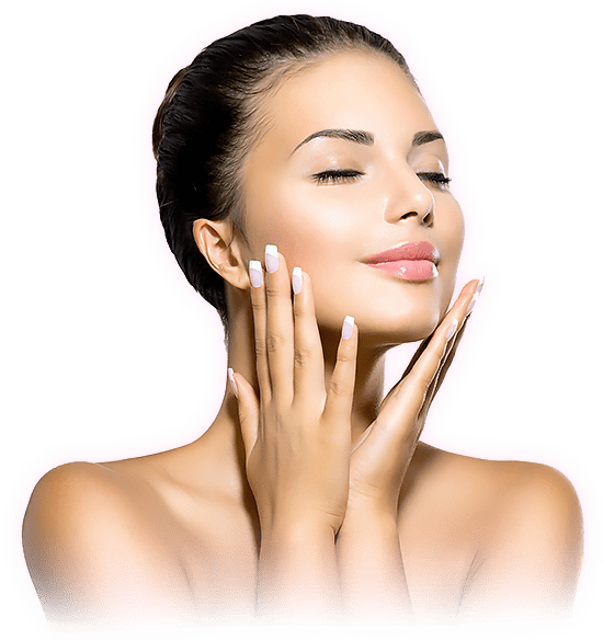 Radiant Skin Beauty Spa Model PNG Image