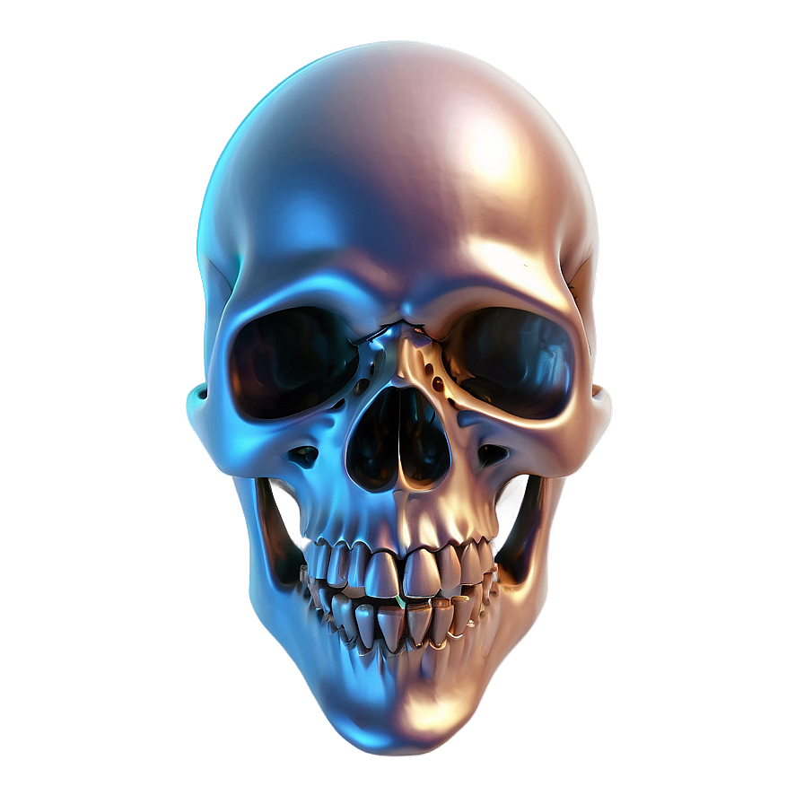 Radiant Skull Illustration Png C PNG Image