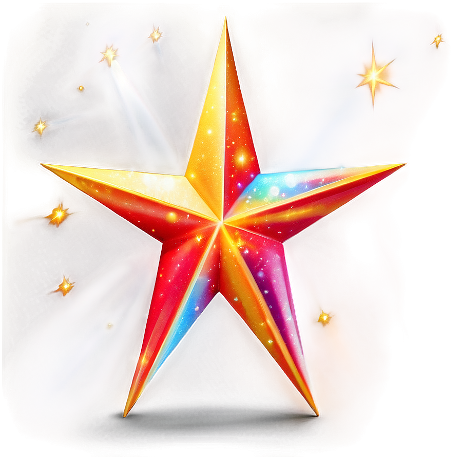 Radiant Sparkle Star Png 06212024 PNG Image