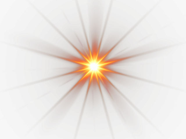 Radiant Sunburst Glow PNG Image