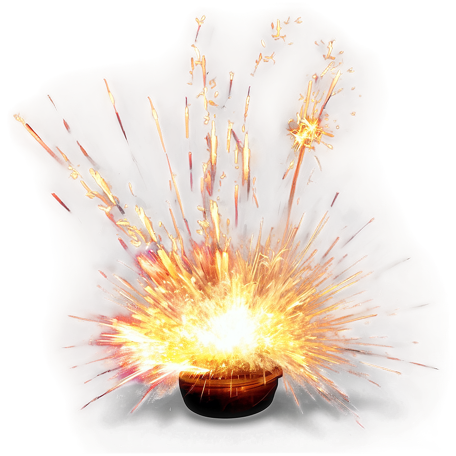 Radiating Fire Sparks Png 5 PNG Image