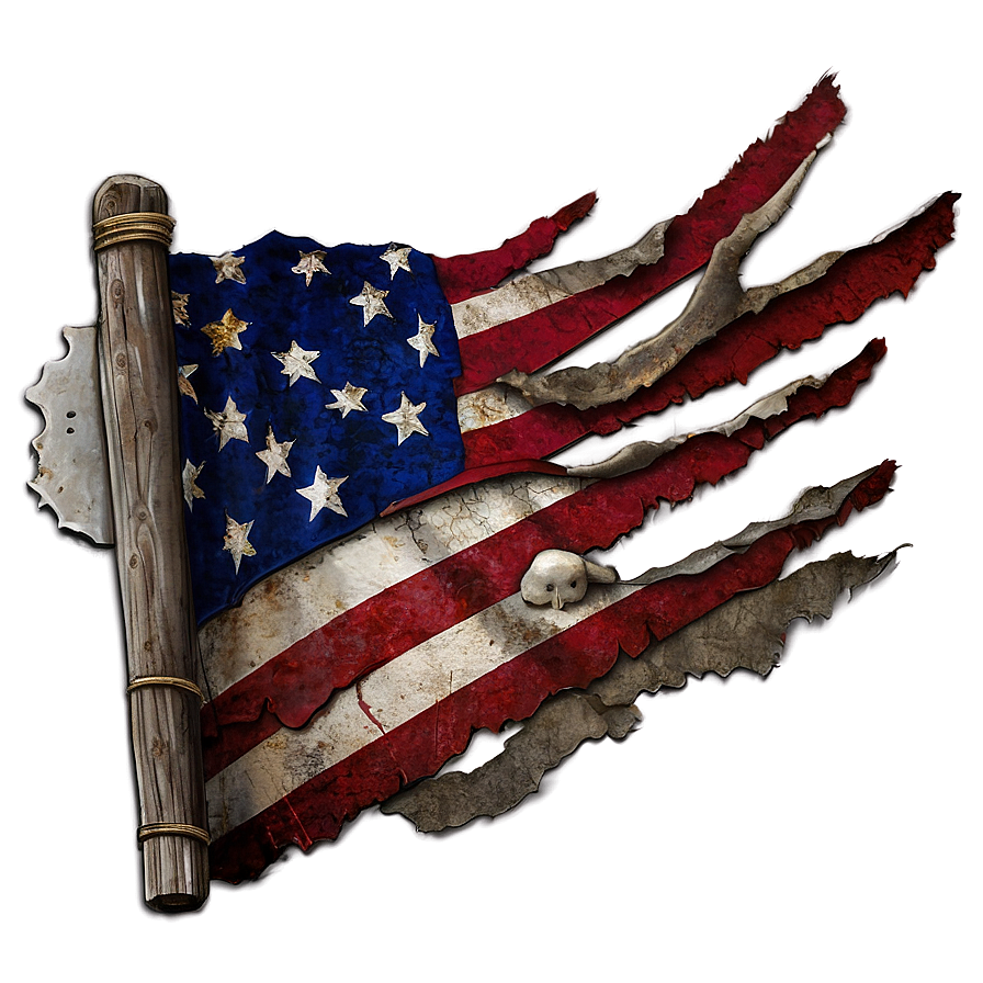 Ragged Flag Png 06282024 PNG Image