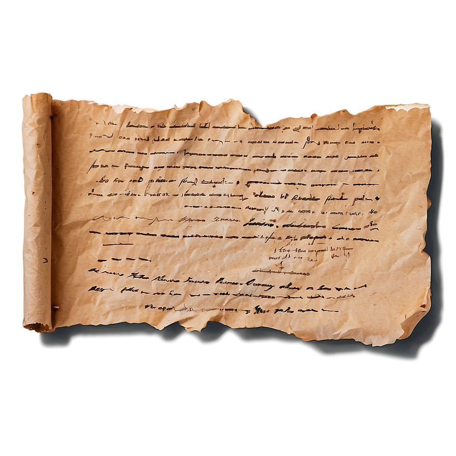 Ragged Old Paper Png Axh32 PNG Image