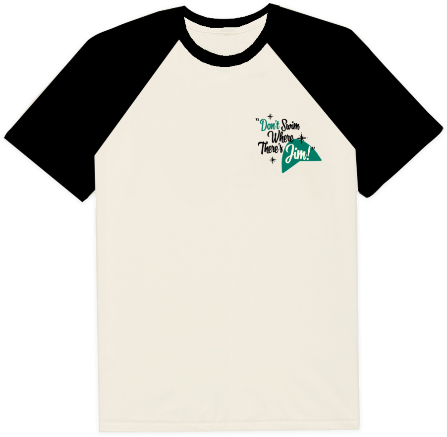 Raglan Tee Quote Design PNG Image